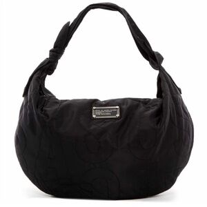 Marc By Marc Jacobs Quilted Nylon Shoulder Bag Purse Handbag Hobo Style Workwear